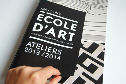 Ateliers Ecole d'Art - Brochure . Liburuxka